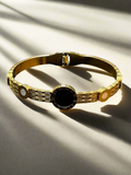 BLACK STONE LADIES BRACELET