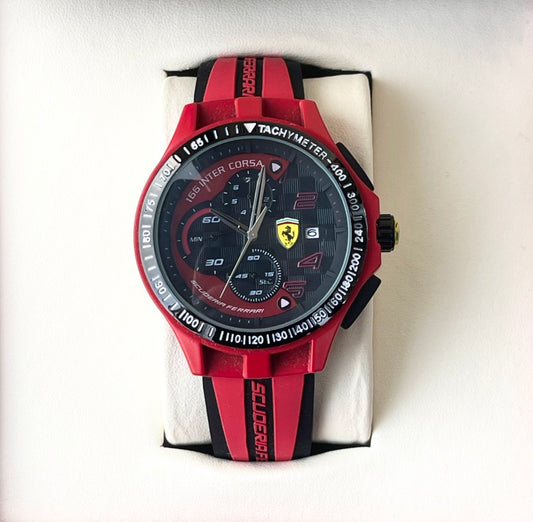 FERARI SILICON STRAP WATCH