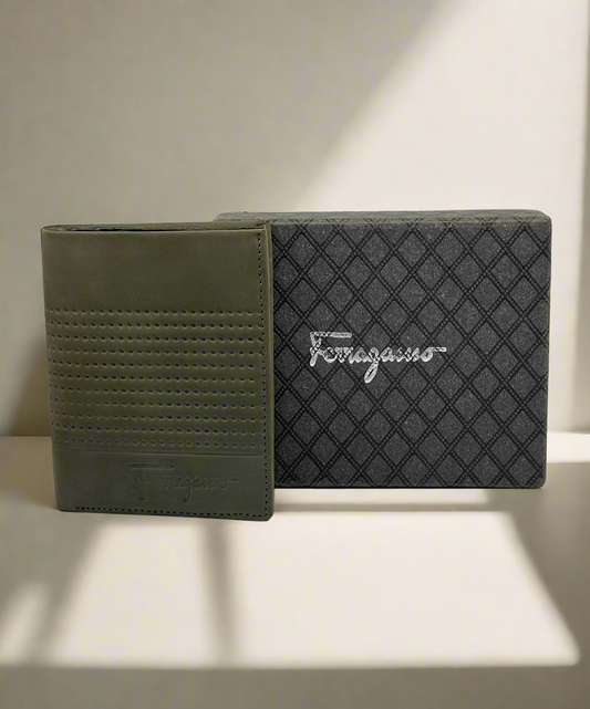 FERRAGMO TRI FOLD MENS WALLET