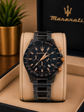 Maserati Blue Stainless Steel Chronograph metal strap original Watch