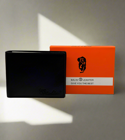 LEE LEATHER BI FOLD  MENS WALLET