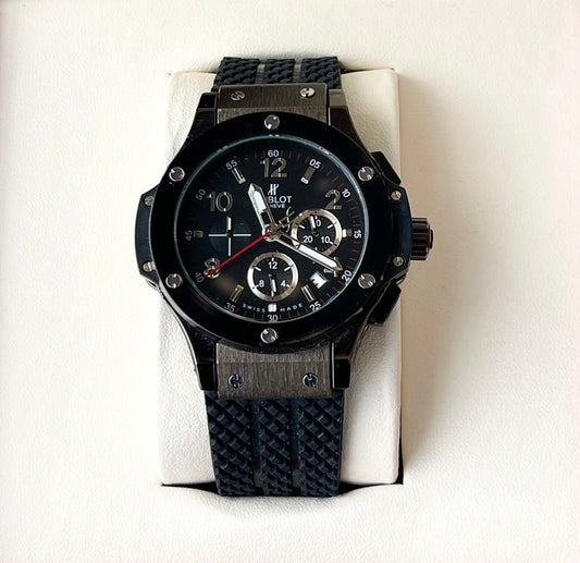 HUBLT CHRONO SILICON WATCH