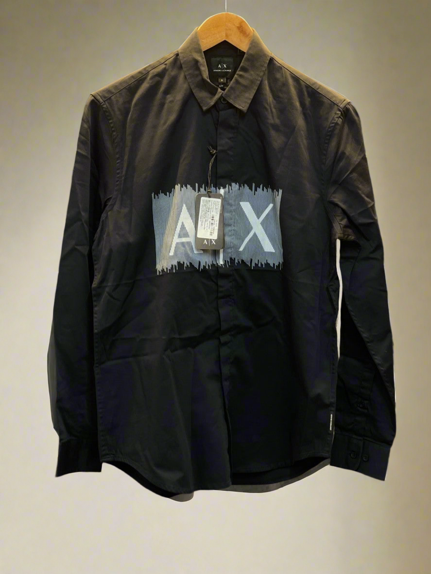 ARMNI EXCHNG FRONT LOGO DESIGN OG SHIRT