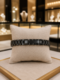 Premium Black Stainless Steel Link Bracelet
