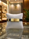 CARTR Luxury Black Leather Bracelet