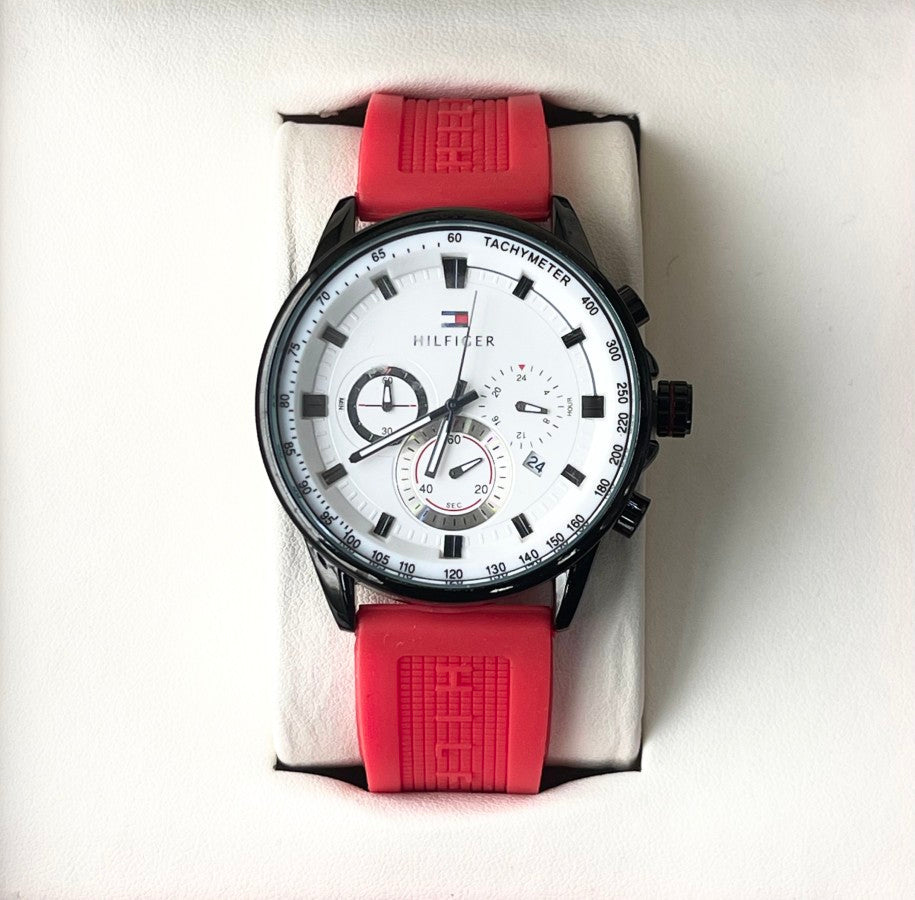 TOMY HLGR SILICON STRAP WATCH