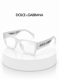 Dolce & Gabbana White Rectangle  SHADES