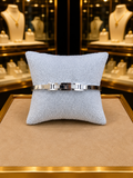 Heritage Greek Key Silver-Tone Bracelet