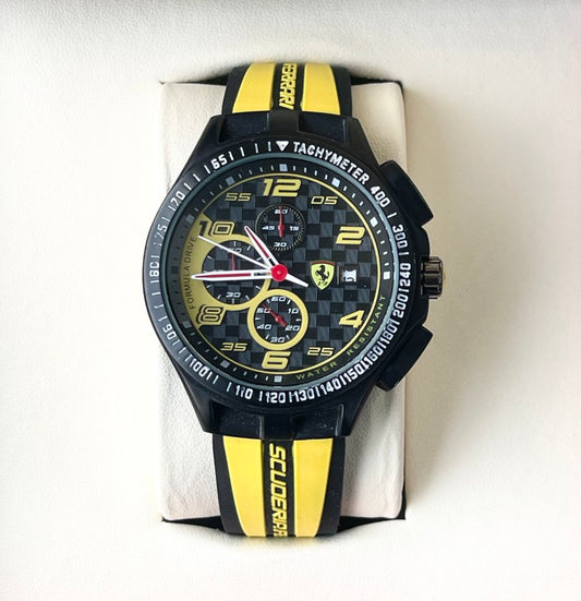 FERARI SILICON STRAP WATCH