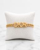 DOR Luxe Curb Chain Lettering Bracelet