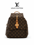 L-V FLAP-TOP MONOGRAM LADIES BACK PACK
