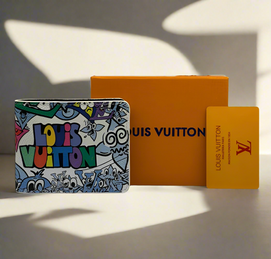 L-V DESIGNER BI FOLD  MENS WALLET