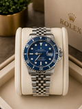Rolex Submariner Blue Dial Men’s metal strap Watch