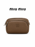 Miu Miu Logo-Embossed Leather  SLING  BAG