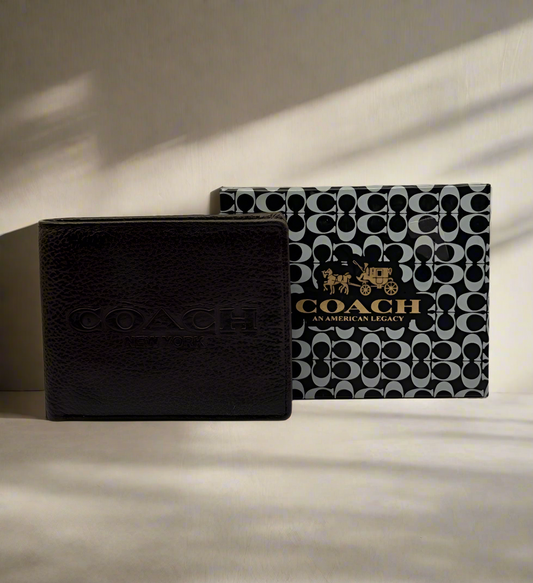 COACH DESIGNER BI FOLD MENS WALLET