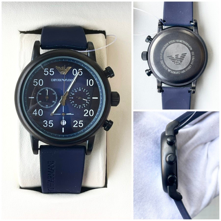 ARMN CHRONO SILICON STRAP WATCH