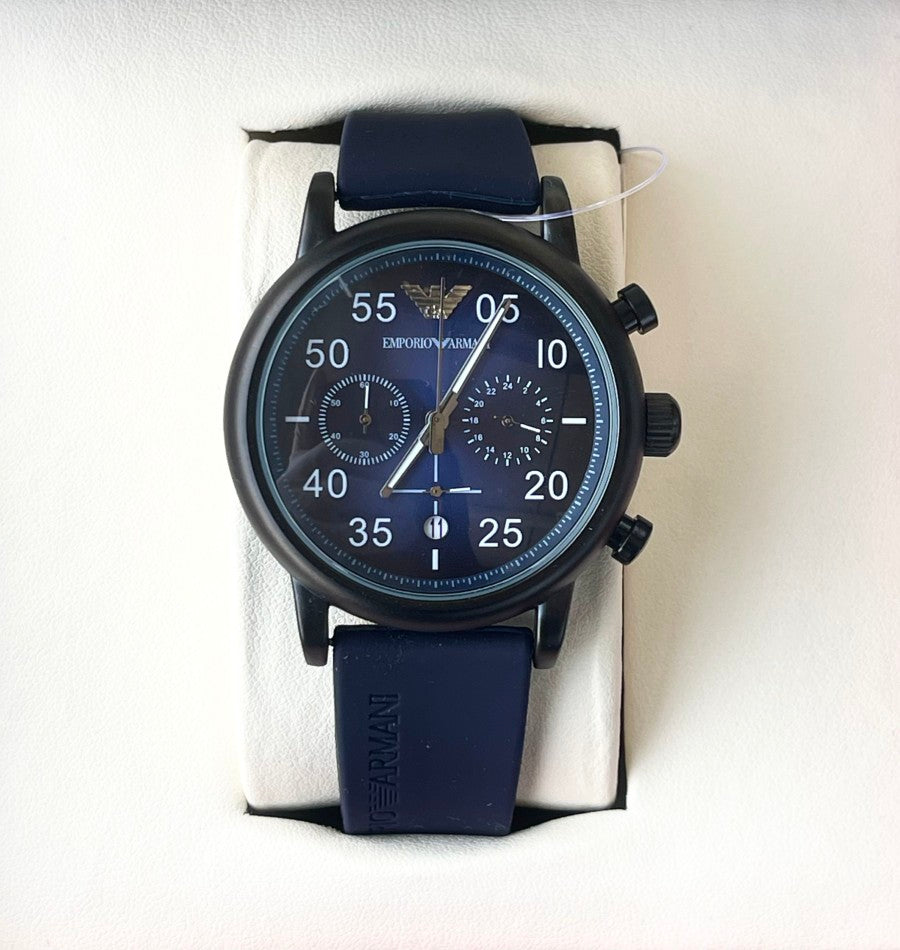 ARMN CHRONO SILICON STRAP WATCH