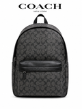 COACH West Backpack in Signature Canvas BAG
