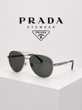 Cartier Santos de Cartier Gunmetal Aviator SHADES