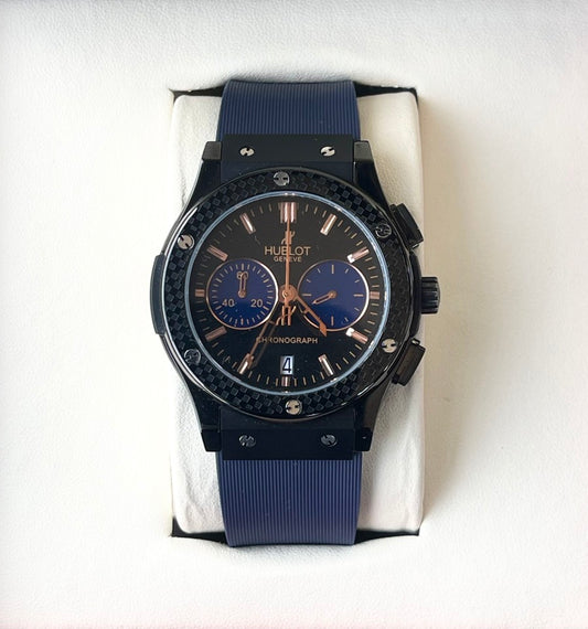 HUBLT CHRONO SILICON WATCH