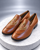 BLUE HILLS Embroidered Floral Loafers