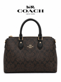 Coach Rowan Satchel in Signature Canvas mini tote BAG