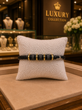 Classic Black Braided Leather Bracelet