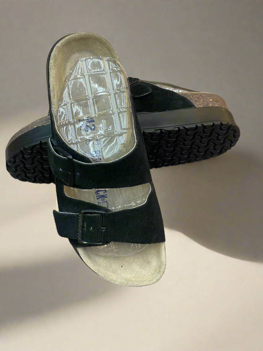 BRKN HIGH SOLE LEATHER SLIPPER