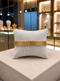 Radiant Gold Mesh Statement Bracelet