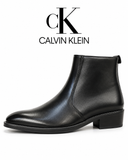 CALVIN KLEIN Men’s  Leather Ankle Boots