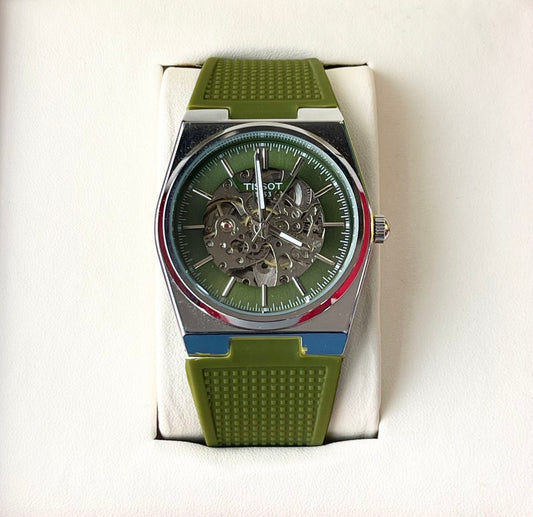 TIST AUTOMATIC SILICON STRAP WATCH