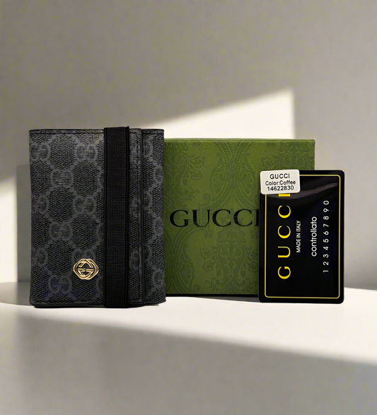 GUCC PREMIUM TRI FOLD  MENS WALLET