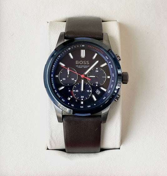 HUG BOS QUARTZ LEATHER OG WATCH