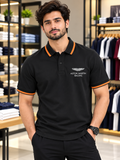 HKT LONDON ASTON MARTIN RACING TIPPED POLO T-SHIRT