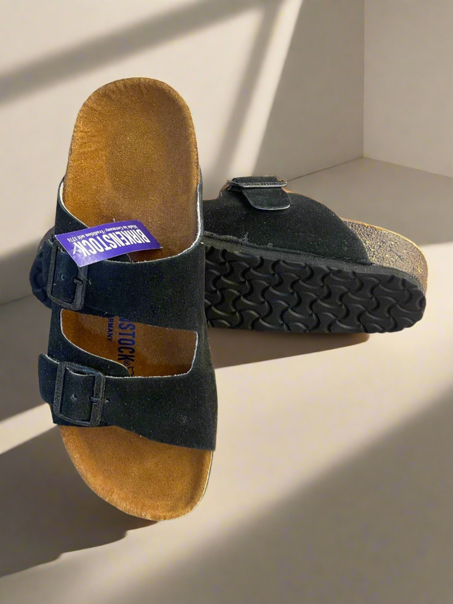 BRKN ARIZONA LEATHER SLIPPER