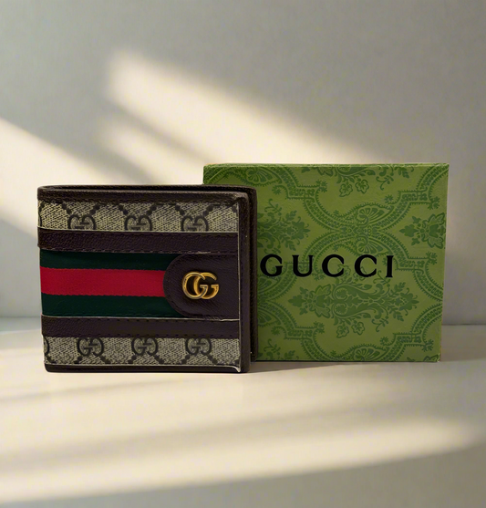 GUCC BI FOLD  MENS WALLET
