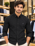 C-K SLIM FIT BUTTON-DOWN LONG SLEEVE OG SHIRT