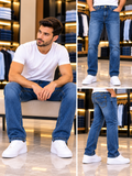 PARS STRAIGHT FIT WASHED STRETCH JEANS