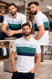 LCST REGULAR FIT COLORBLOCK POLO T-SHIRT