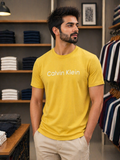C-K ESSENTIAL LOGO ROUND-NECK T-SHIRT