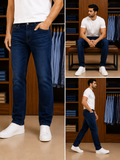 LCST DEEP BLUE STRETCH STRAIGHT-FIT JEANS
