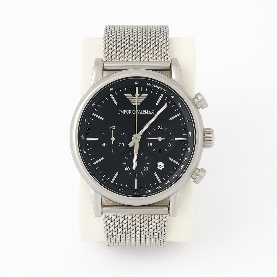 EMP ARMNI STAINLESS METAL STRAP WATCH