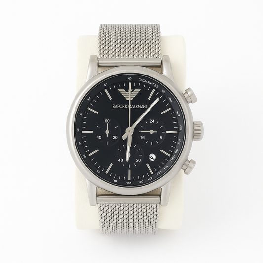 EMP ARMNI STAINLESS METAL STRAP WATCH