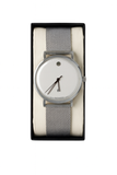MOVAD BASIC STAINLESS STEEL MESH METAL STRAP WATCH