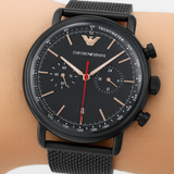 EMP ARMNI STAINLESS STEEL METAL STRAP WATCH