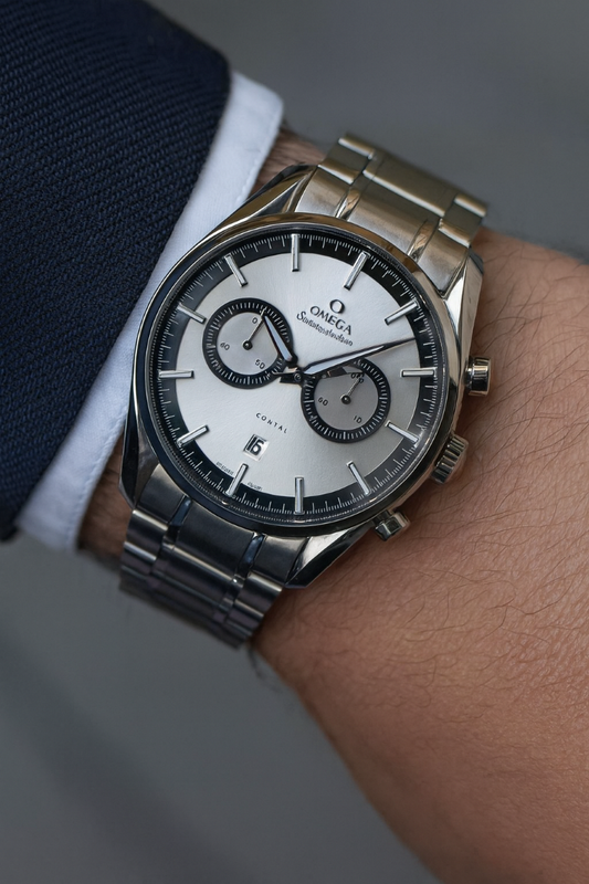 OMGA SPEED MASTER METAL STRAP WATCH