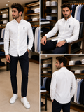 HKT LONDON EMBROIDERED NUMBER 2 POLO-HERITAGE OXFORD OG SHIRT