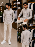 TMY EMBROIDERED TH MONOGRAM STRIPED POPLIN OG SHIRT