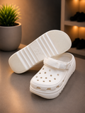Crocs Classic Platform Clogs Lightweight Comfort Slip-On