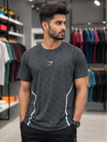 GYMSHARK APEX ACTIVE PERFORMANCE MESH TRAINING DRIFIT T-SHIRT